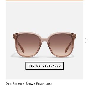 Quay Australia Doe Frame Sunglasses in Brown